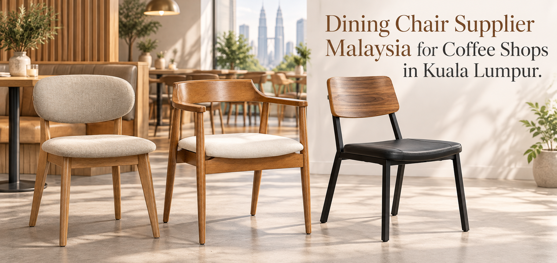 Dining Chair Supplier Malaysia for Coffee Shops in Kuala Lumpur