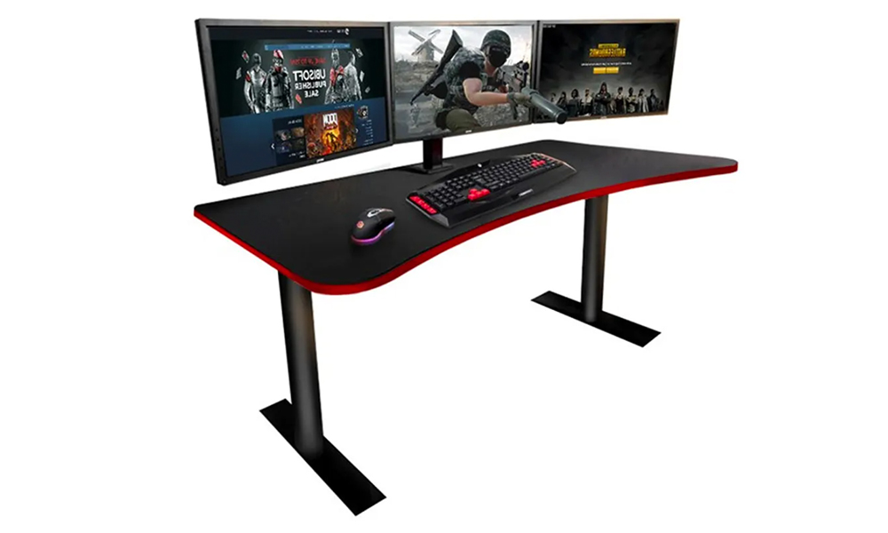 Modern Style Round Edge Curve Shaped Ryder Gaming Table (120 cm x 60 cm)