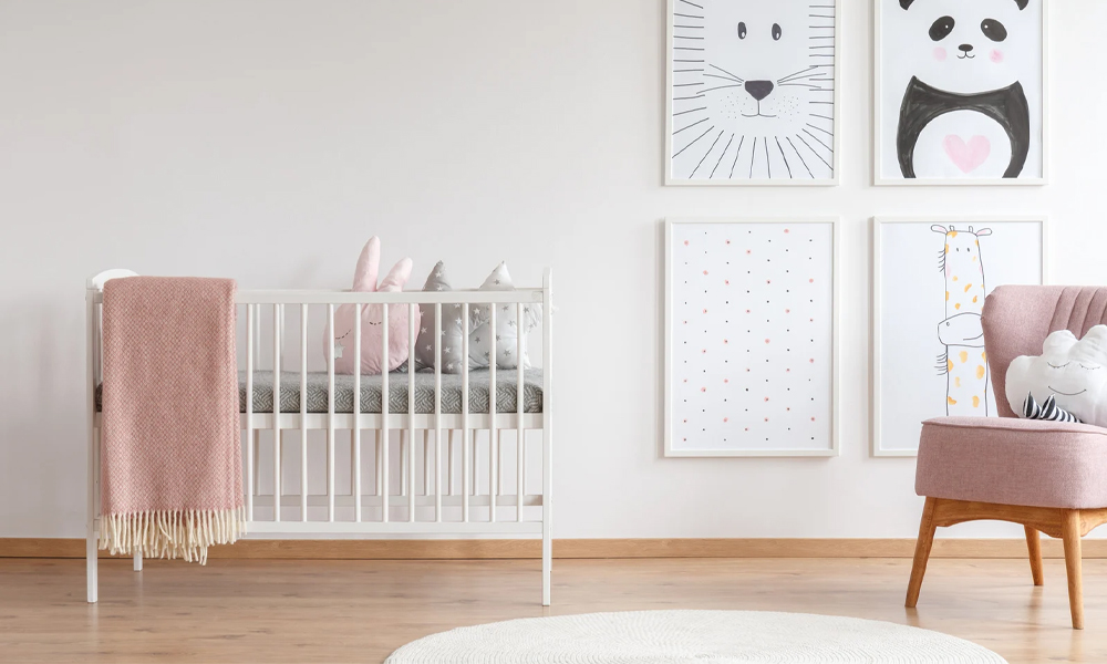 modern baby's room