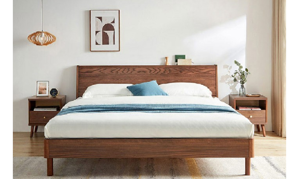 Mumu Living Jeanna classic wood brown bedframe