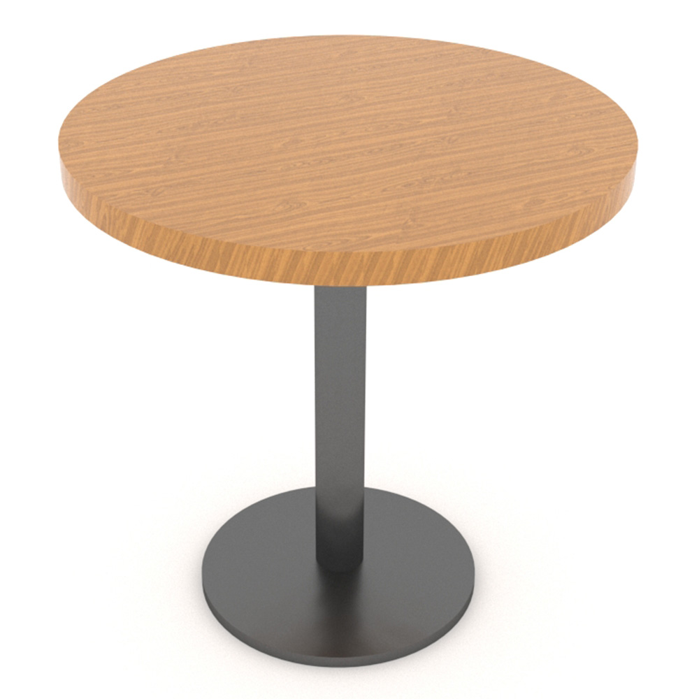 Restaurant Furniture Round Table with Metal Leg