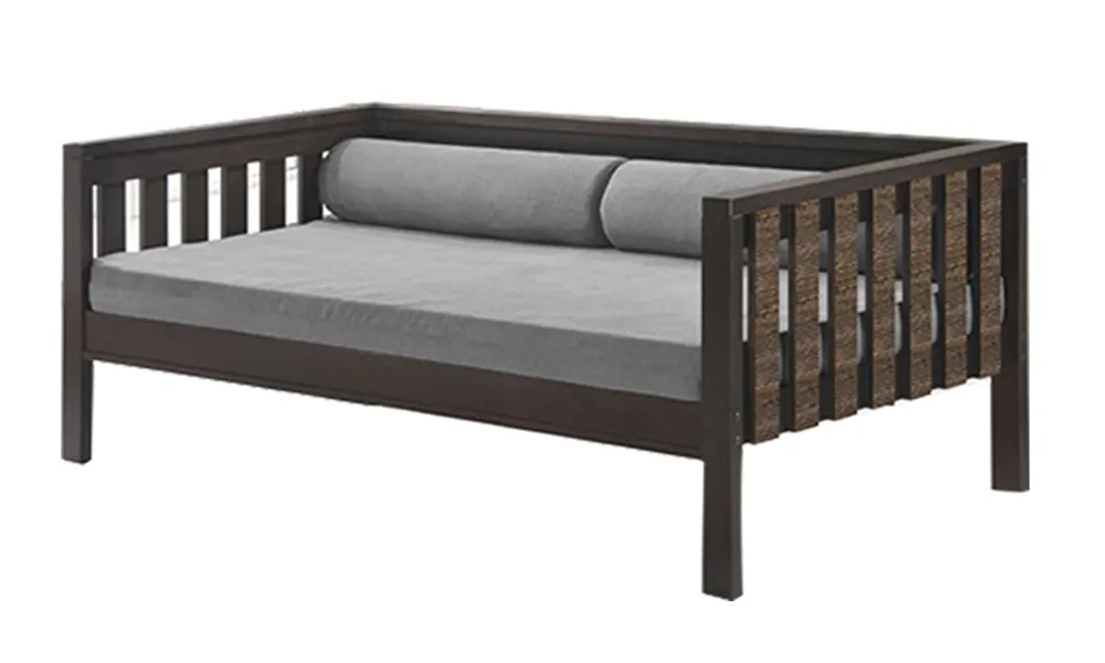 Tekkashop FDSB2498WA Traditional Style Single Size Wooden Day Bed