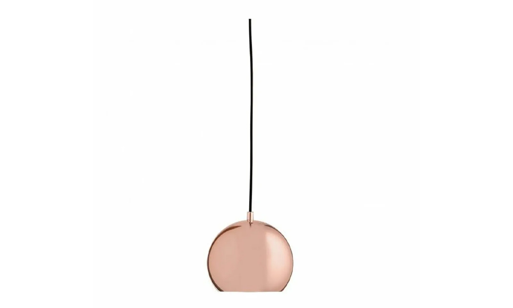 Tekkashop FDPL0510PK Modern Designer Living Room Round Pendant Lamp (CCC) 180Ø High Quality Glossy Copper Pink (180Ø)