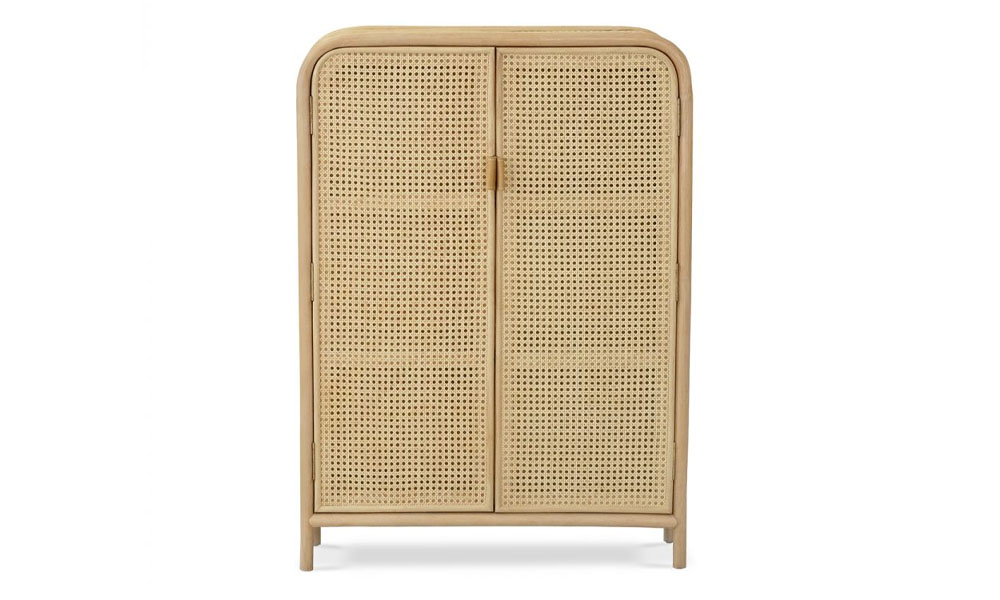 Sasha Medium Rattan Cabinet Natural