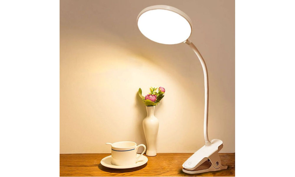 Clip Wireless Table Lamp Study 3Modes Touch 1200mAh Rechargeable LED Reading Desk Lamp Table Light Flexo lamp