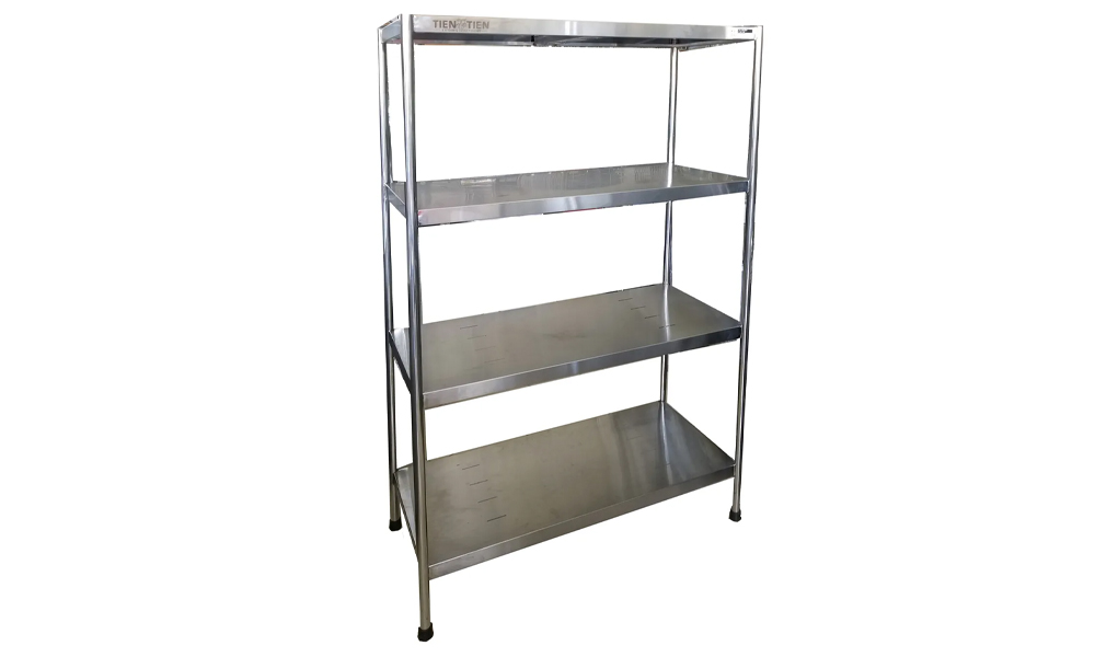 SS/RK13 TIEN TIEN Stainless 36" Steel 4 tier Rack with Perforated Holes ( SS022) SS/RK SERIES