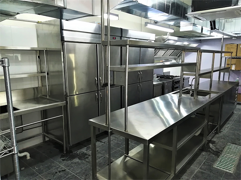 Stainless Steel Kitchen Equipments Hospitality Kitchen