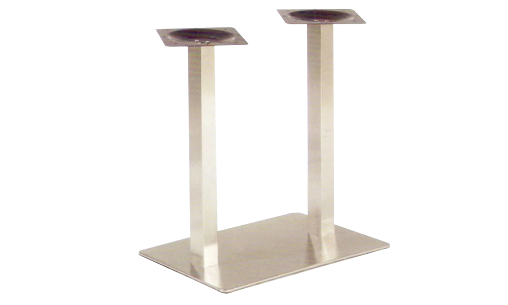 Square Solid Base Stainless Steel for Cafeteria Table in Silver in Malaysia 2022