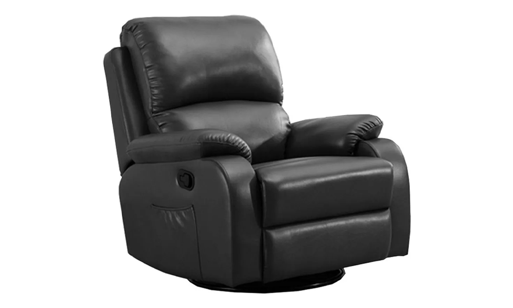 Tekkashop GDSS1760 Bulky Type XL Single Seater Leather Sofa Recliner Armchair Lounge Chair