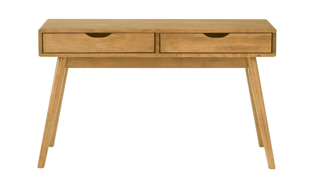 Solid Rubberwood Korean Style Dressing Table 