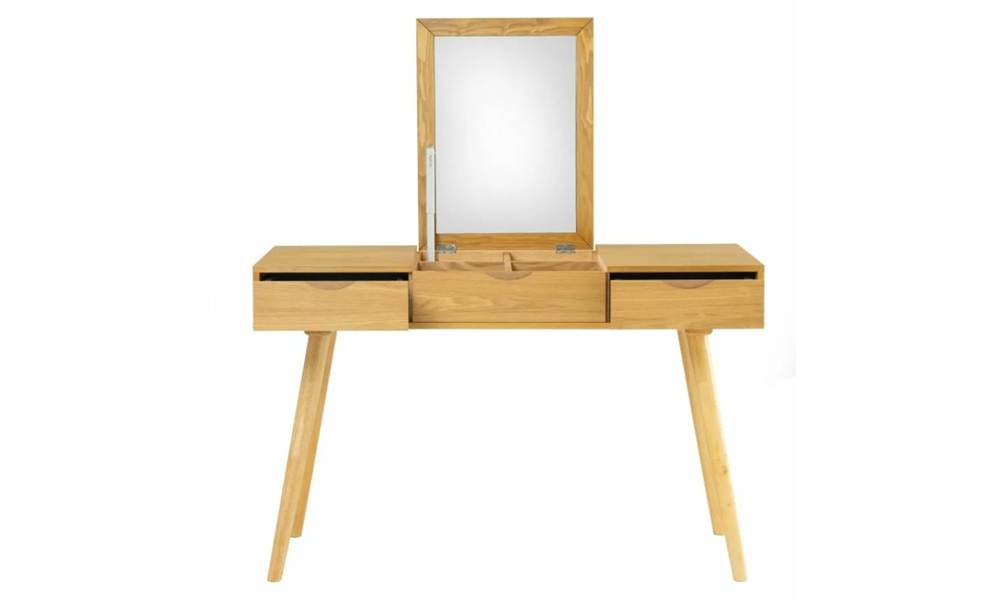 Flip-able Mirror Dressing Table 