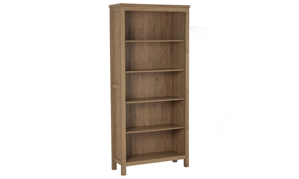 Classical Style Multilayer Bookcase in Oak