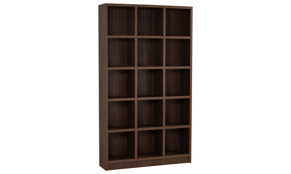 Modern Style Bookcase in Light Cappuccino