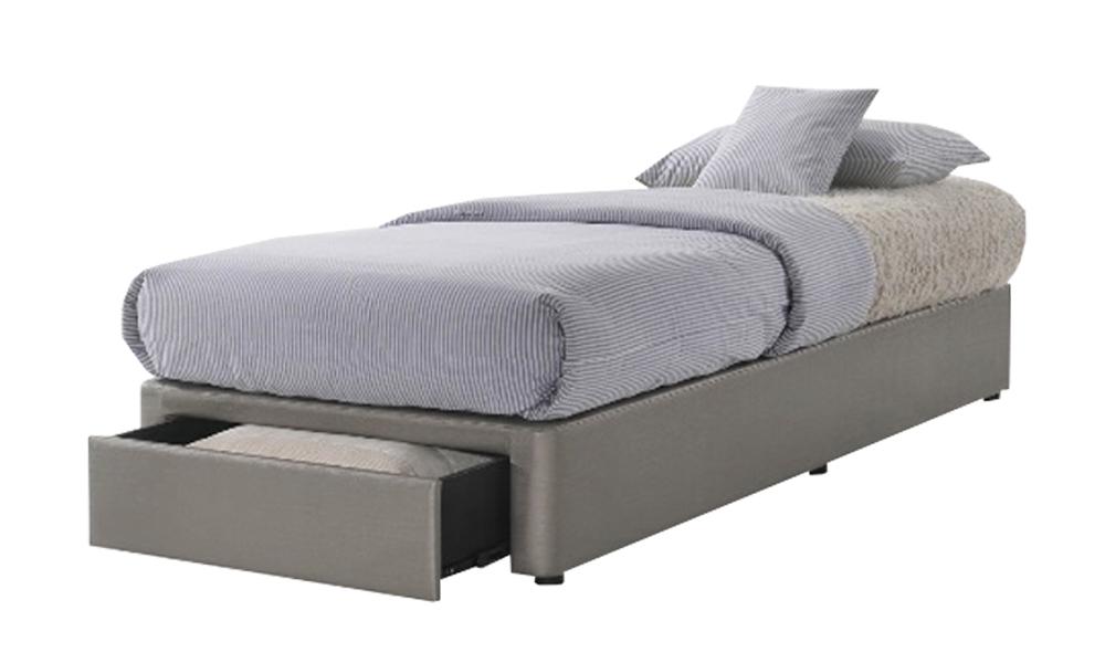 Single Divan Bed Frame with Storage Drawer
