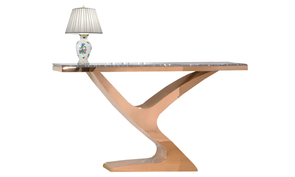 FDTVC6665 Gorgeous Mable Console Table with Irregular Base