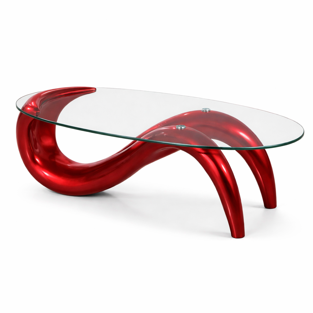 coffee table red