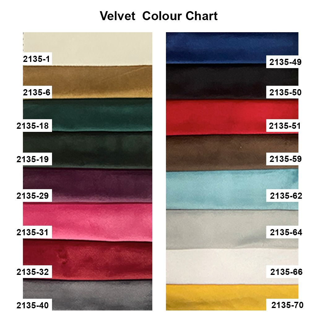 A. Velvet Colour Chart