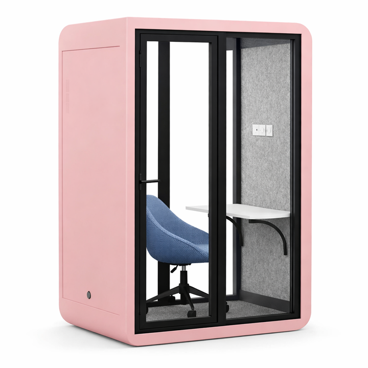 pink booth