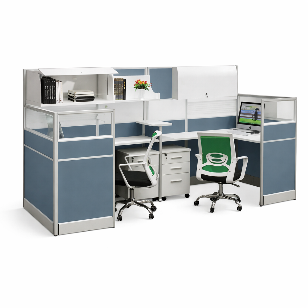 Modern office cubicle for two
