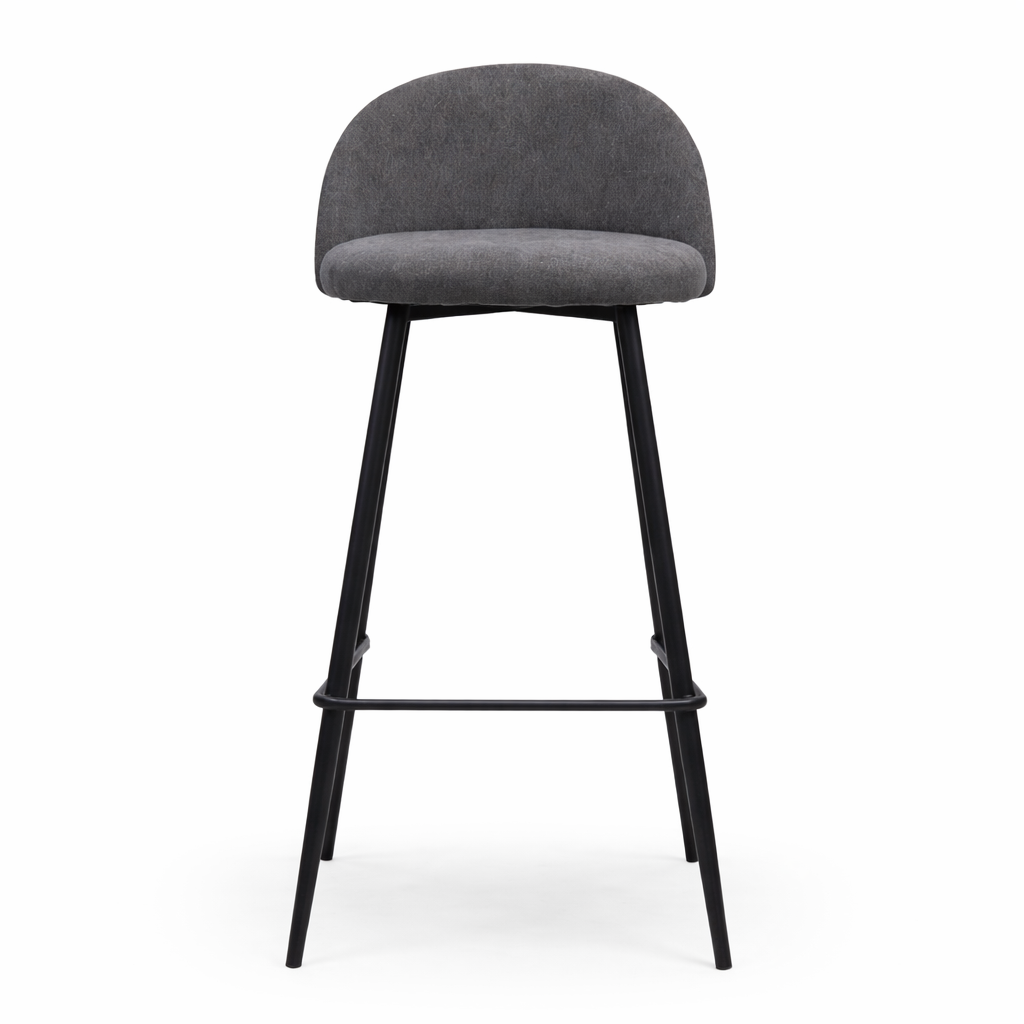 Minimalist grey bar stool design (1)