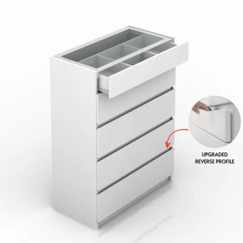 chest drawer with jewellery storage