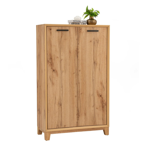 storage cabinet-oak