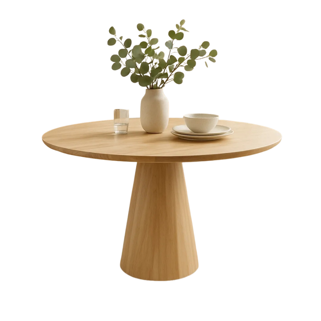 Fujira Dining Table - Light Wood
