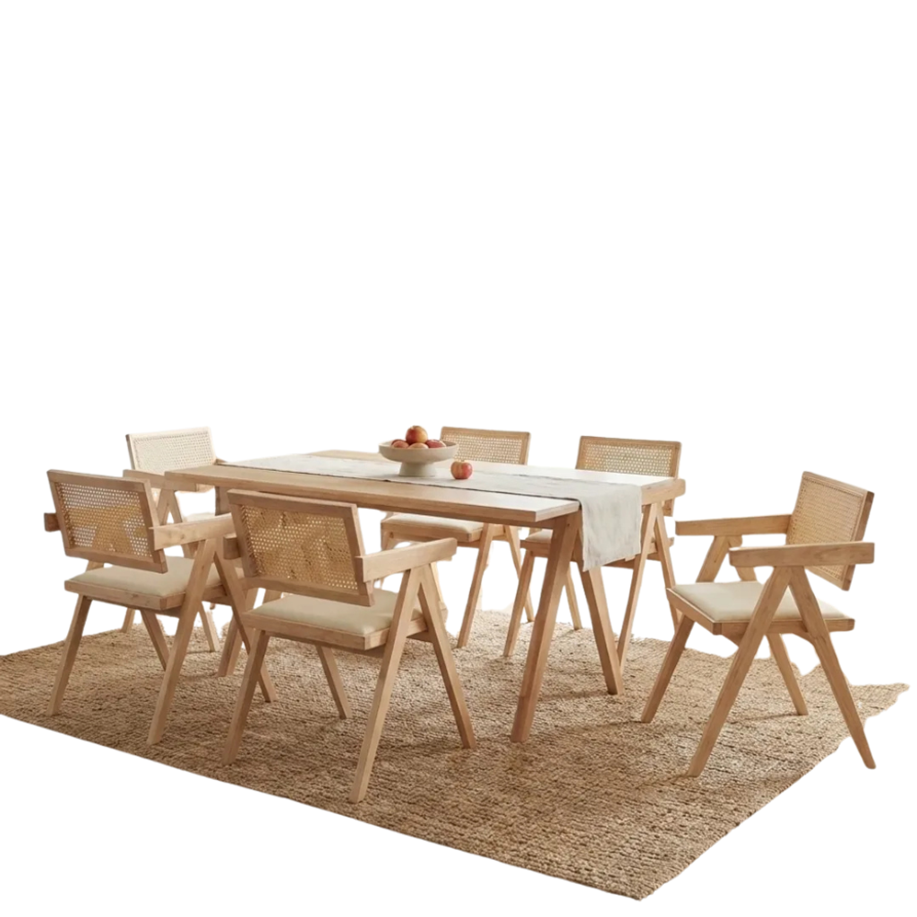 ACCENT DINING CHAIR - NATURAL