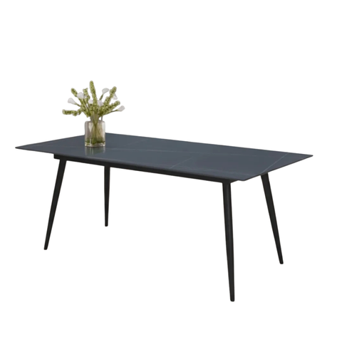 ANISA RECTANGULAR DINING TABLE - BLACK