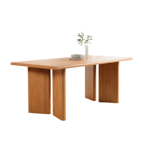 MAVEN RECTANGULAR DINING TABLE - LIGHT WALNUT