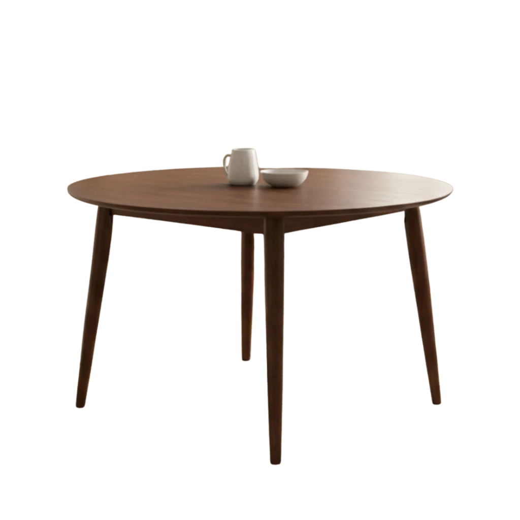 BOSTON ROUND DINING TABLE - WALNUT