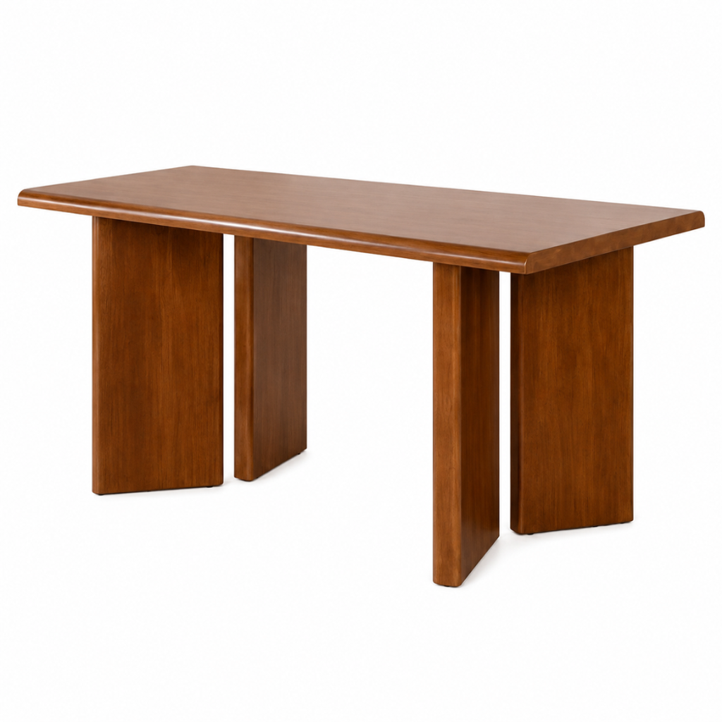 MAVEN RECTANGULAR DINING TABLE - DARK BROWN