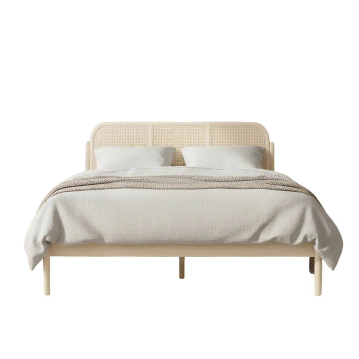 IVORY KING & QUEEN BEDFRAME