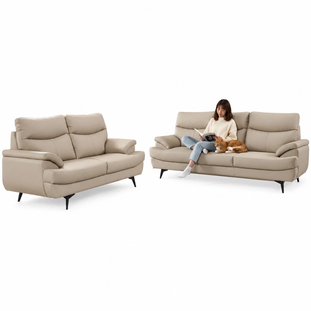 TESSA 2+3 PET FRIENDLY SOFA - SAND
