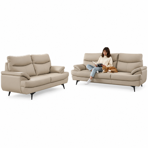 TESSA 2+3 PET FRIENDLY SOFA - SAND