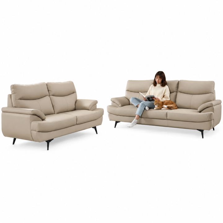 TESSA 2+3 PET FRIENDLY SOFA - SAND