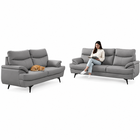 TESSA 2+3 PET FRIENDLY SOFA - GREY