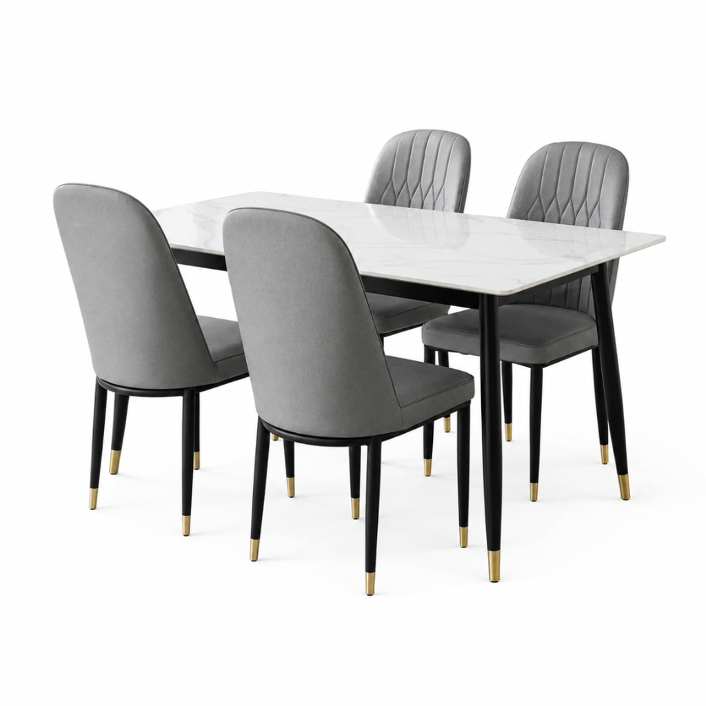 ZINOVIA 4 SEATER DINING SET