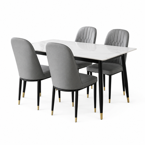 ZINOVIA 4 SEATER DINING SET