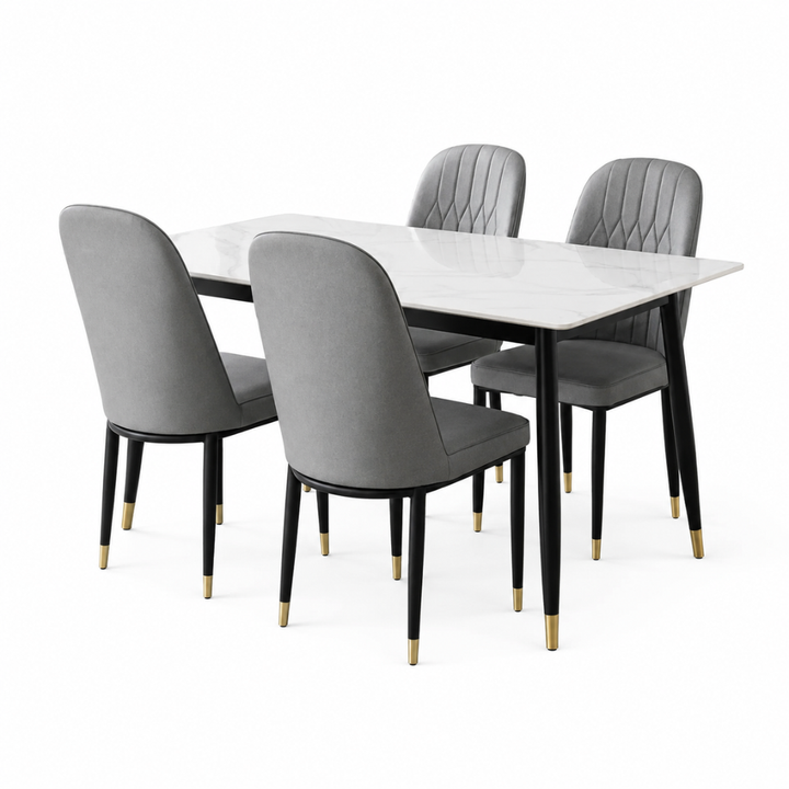 ZINOVIA 4 SEATER DINING SET