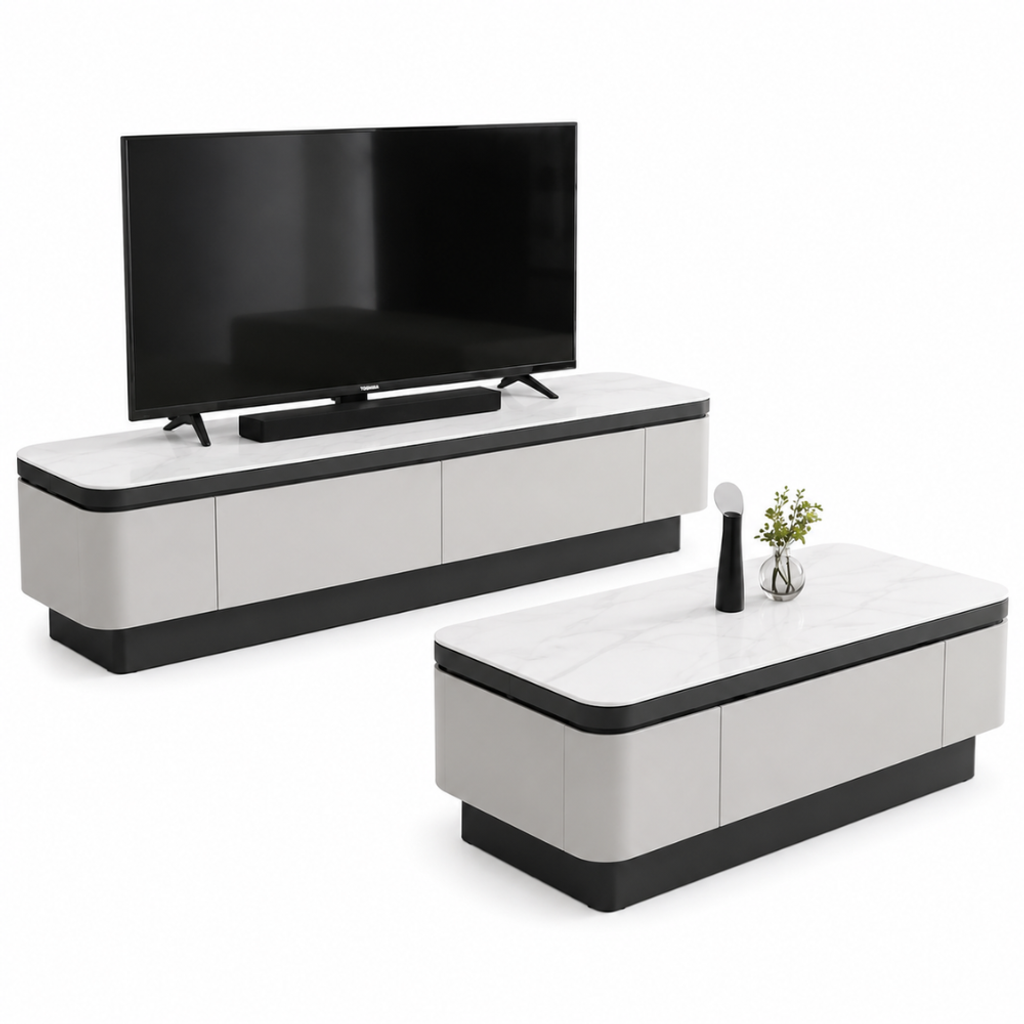 BORIS SINTERED STONE LIVING SET