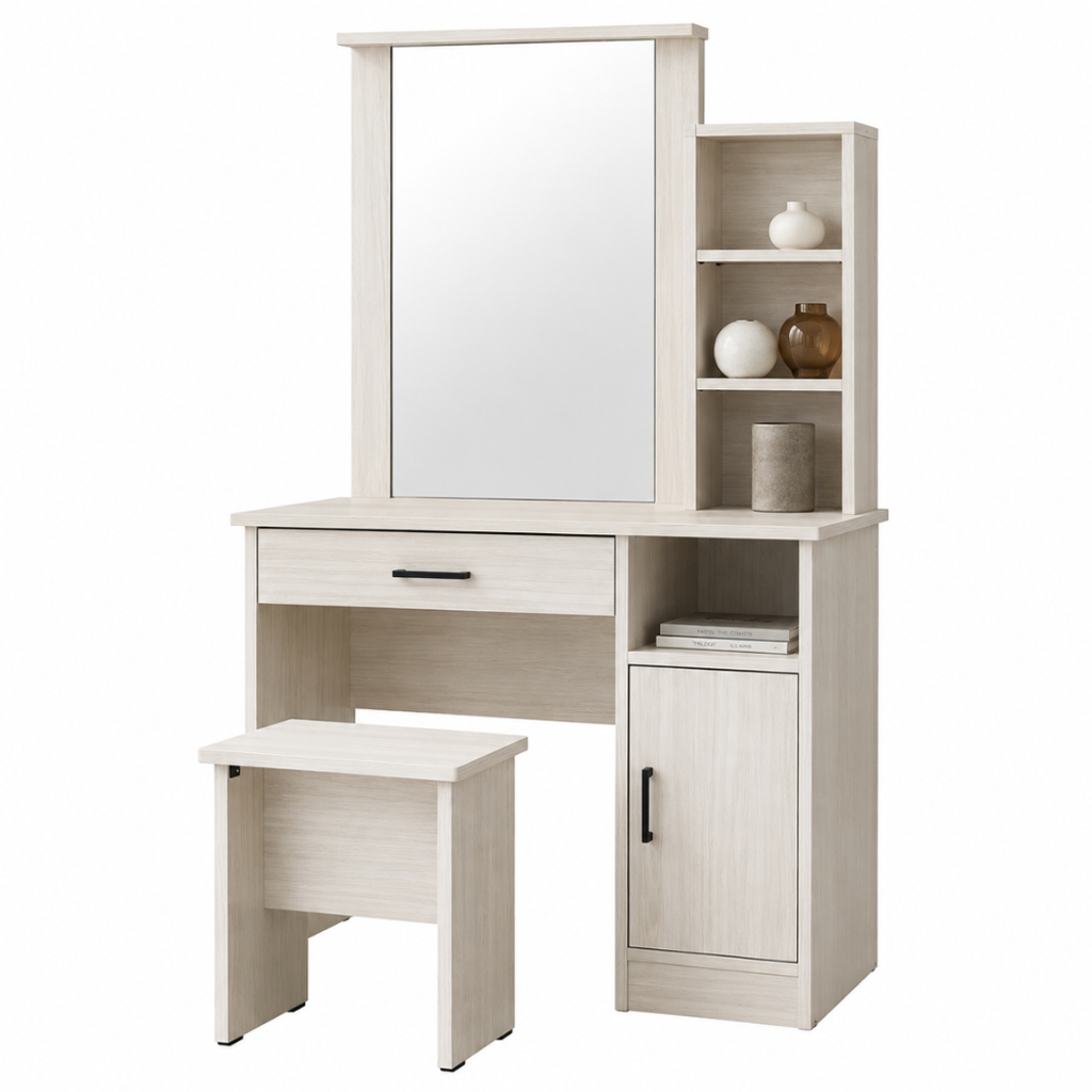 DUBLIN DRESSING TABLE SET - LIGHT OAK