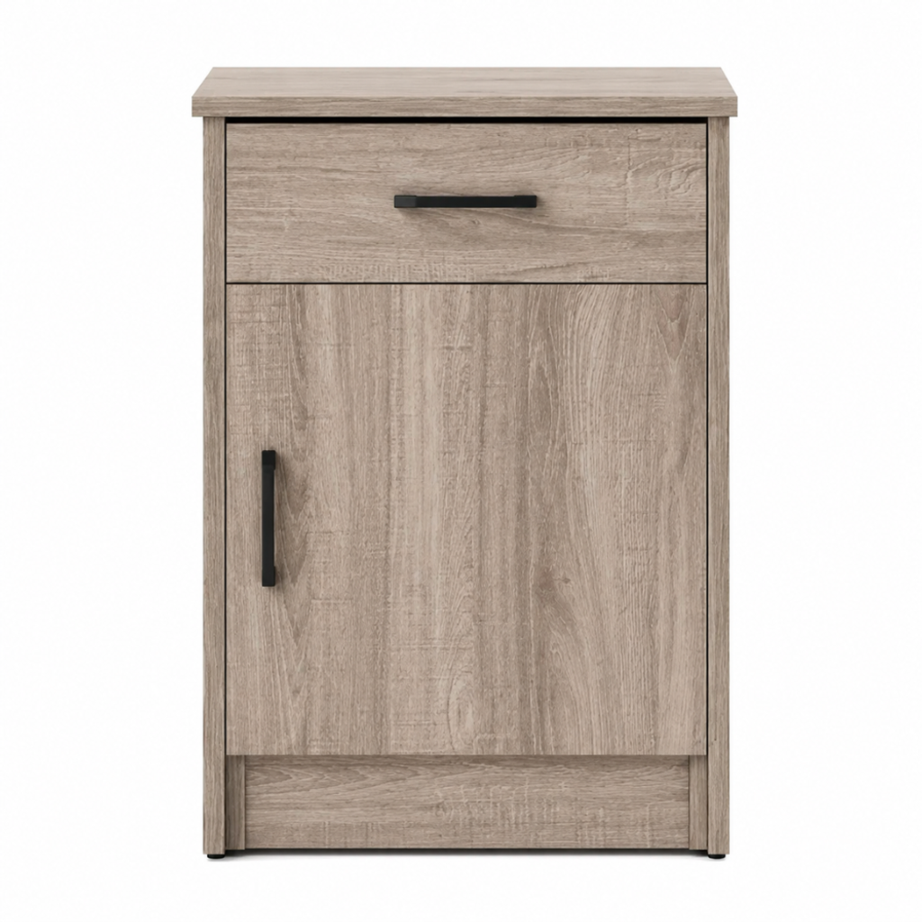 DUBLIN BEDSIDE TABLE - DARK OAK