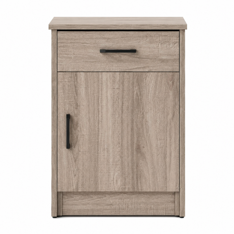 DUBLIN BEDSIDE TABLE - DARK OAK