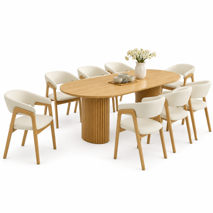 NELSON 8 SEATER DINING SET