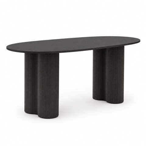 AUBREY DINING TABLE - BLACK