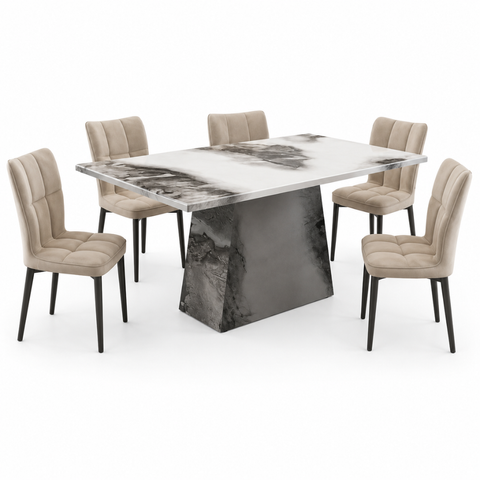 VIRGILIA 6 SEATER DINING SET