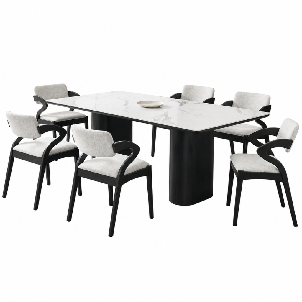 FEFERI 6 SEATER DINING SET