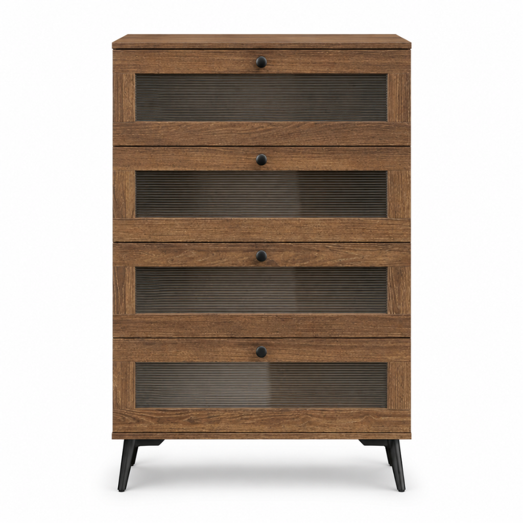 MARLOWE CHEST DRAWER - WALNUT