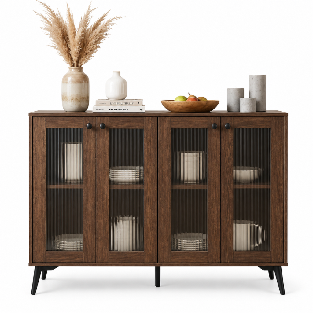 MARLOWE SIDEBOARD CABINET - WALNUT